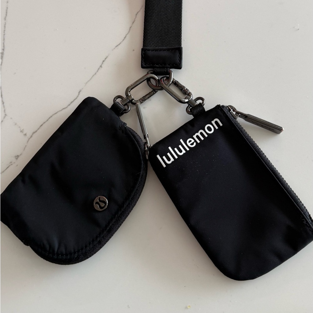 Lululemon Black Mini Pouch Set